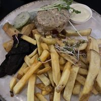 Tournedo with pepper sauce   at Backstage Vegan Kitchen in Rotterdam