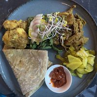 Roti  at Backstage Vegan Kitchen in Rotterdam