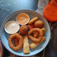 Mixed bites at Backstage Vegan Kitchen in Rotterdam