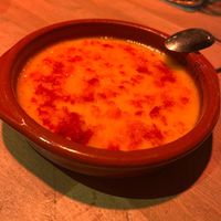 creme brulee  at Backstage Vegan Kitchen in Rotterdam