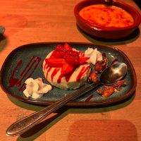 panna cotta  at Backstage Vegan Kitchen in Rotterdam