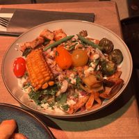 Kapsamosa  at Backstage Vegan Kitchen in Rotterdam