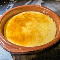 Creme brulee at Backstage Vegan Kitchen in Rotterdam