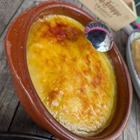 Crème brulé at Backstage Vegan Kitchen in Rotterdam