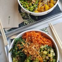 Vegan poke bowls at UF Poke Bar - Großer Burstah in Hamburg