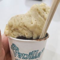 Fig and dark chocolate at Vanilla Plus Gelateria Artigianale in Gozo