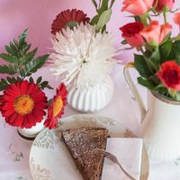 French choclate cake (vegetarian, without flour) at Radieschen in Bremen