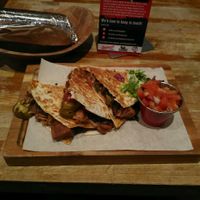 jackfruit quesadilla  at Illegal Jack's in Edinburgh