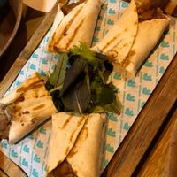 Vegan Haggis Quesadillas  at Illegal Jack's in Edinburgh