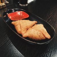 Vegetable Samosas  at Falaque in Nyon