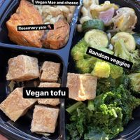 Mac, Yams, Veg, and Tofu at Whole Foods Market - Peachtree in Atlanta