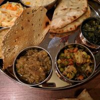 Thali C at Hindusthali in Montreal
