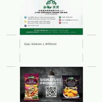 name card at Li-ter Vegetarian Trading in Shah Alam