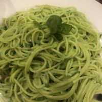 Pesto pasta 🍀 at The VOV in Negombo