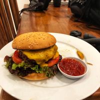 Silverstone cheese burger 🤤 at The VOV in Negombo