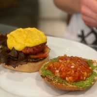 Mexican burger.  at The VOV in Negombo
