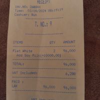  at Common Grounds Cafe in Vientiane