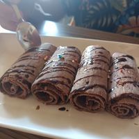 Vegan chocolate at Cool Corner Fried Ice Cream in Kandy