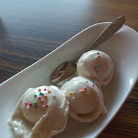 Vegan banana Coconut at Cool Corner Fried Ice Cream in Kandy