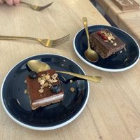 raw cakes  at Life Bar in Leuven