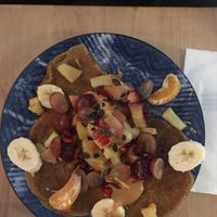 Spelt pancakes  at Life Bar in Leuven