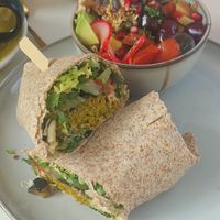 Wrap falafel at Life Bar in Leuven