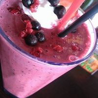 Berry Delicious Smoothie ! at Veggie Bar Aura in Prilep