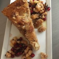 Vegan GF Apple cake at Sun Belly Cafe in Greenville