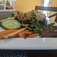 Mock "Chicken" Salad (with chickpeas) at Sun Belly Cafe in Greenville