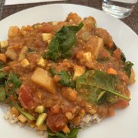 Ethiopian stew   at Sun Belly Cafe in Greenville