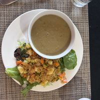 Cauliflower Lima Bean Soup Quinoa Salad   at Sun Belly Cafe in Greenville