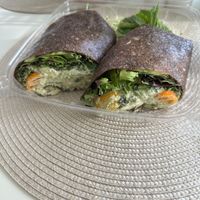 Zoodle lettuce wrap.. AH-MAZING!   at Vegan Farmacy in Fort Pierce