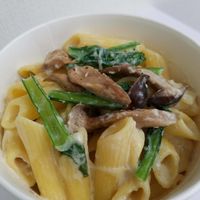 Mushroom and Greens Penne at Gen 玄 in Kyoto