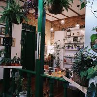 Cozy restaurant at Casa Herbolario in Bogota