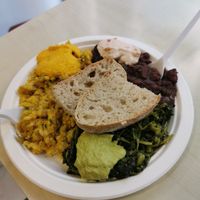 6 euros plate at Officina Vegana in Naples