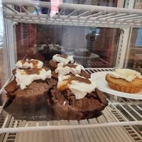 Desserts at Officina Vegana in Naples