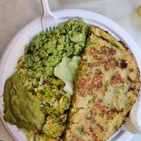 Omelette platter 2 at Officina Vegana in Naples