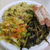 Mixed platter at Officina Vegana in Naples