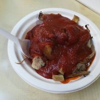 Tomato soup at Officina Vegana in Naples