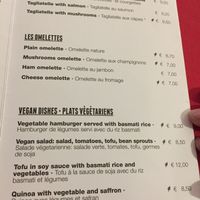 Vegan dishes at Pizza Restaurant Centrale in Stresa