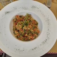 Quinoa saffron and veggies at Pizza Restaurant Centrale in Stresa