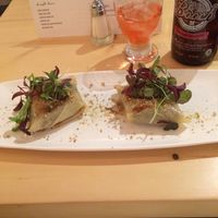 Ravioli of the day at Plant Matter Bistro in London