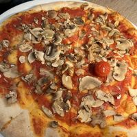 Margarita with mushroom   at Vapiano in Marne-la-vallee
