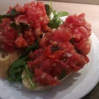 Bruschettas : a bit cold but quite good at Vapiano - Les Terrasses du Port in Marseille