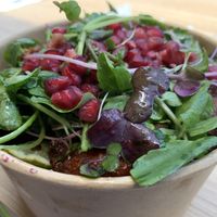 Organic cauliflower fritters. Delicious! #Veganuary at SoulPod Foods in Croydon