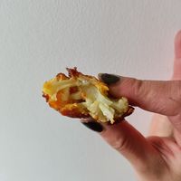 cauliflower fritters at SoulPod Foods in Croydon