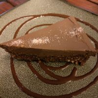 choc vegan tart at SoulPod Foods in Croydon