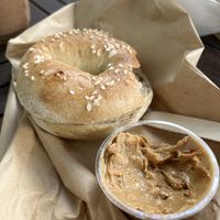 Salt sourdough   at SF Bagel in Seoul