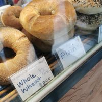 Organic sourdough vegan plain at SF Bagel in Seoul