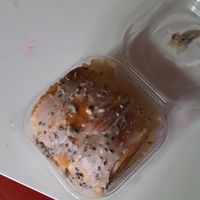 This is what the cinnamon roll looked like. It was quite big and very good! at SF Bagel in Seoul